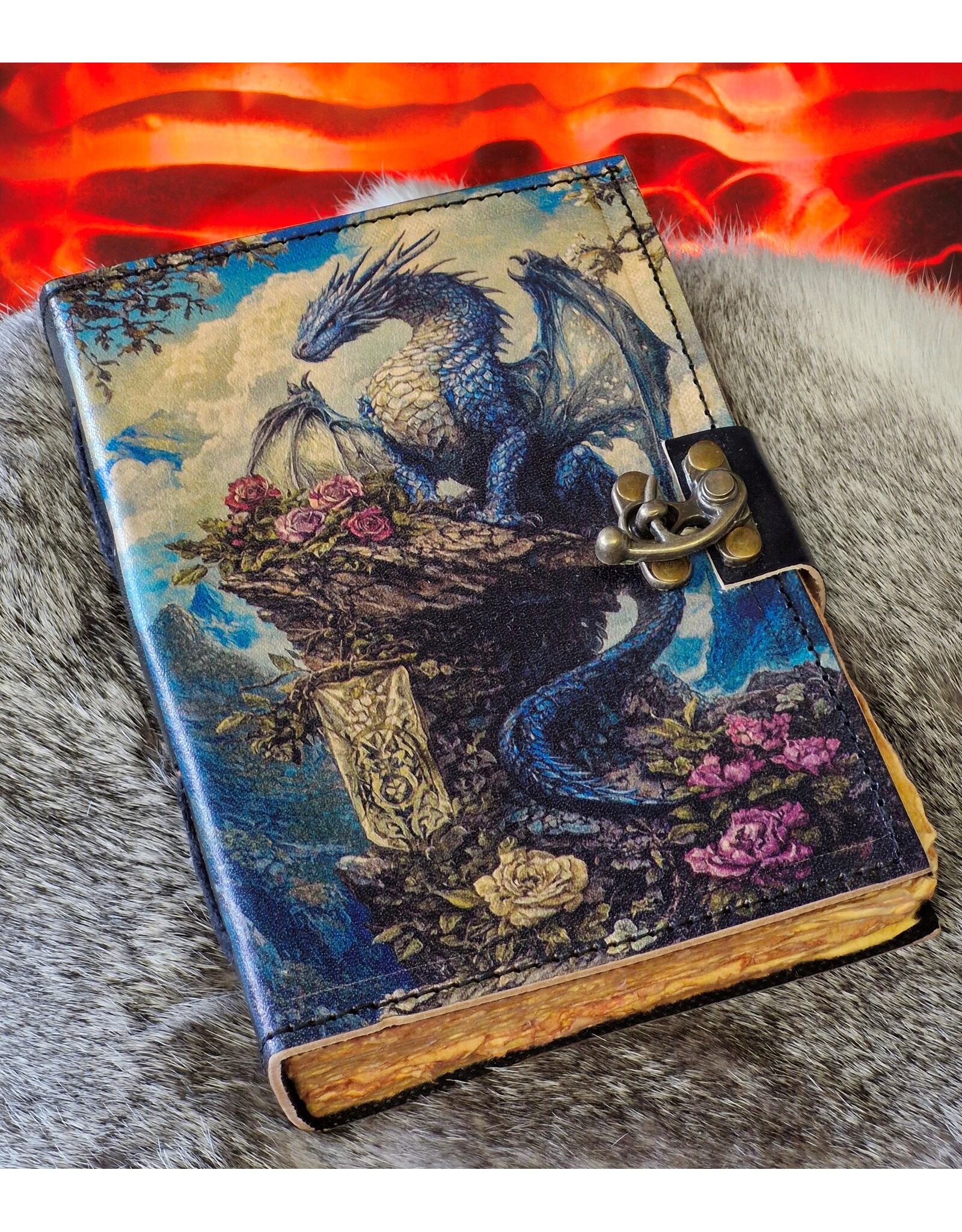 BB Miscellaneous - Sacred Dragon Leather Journal 18x13cm