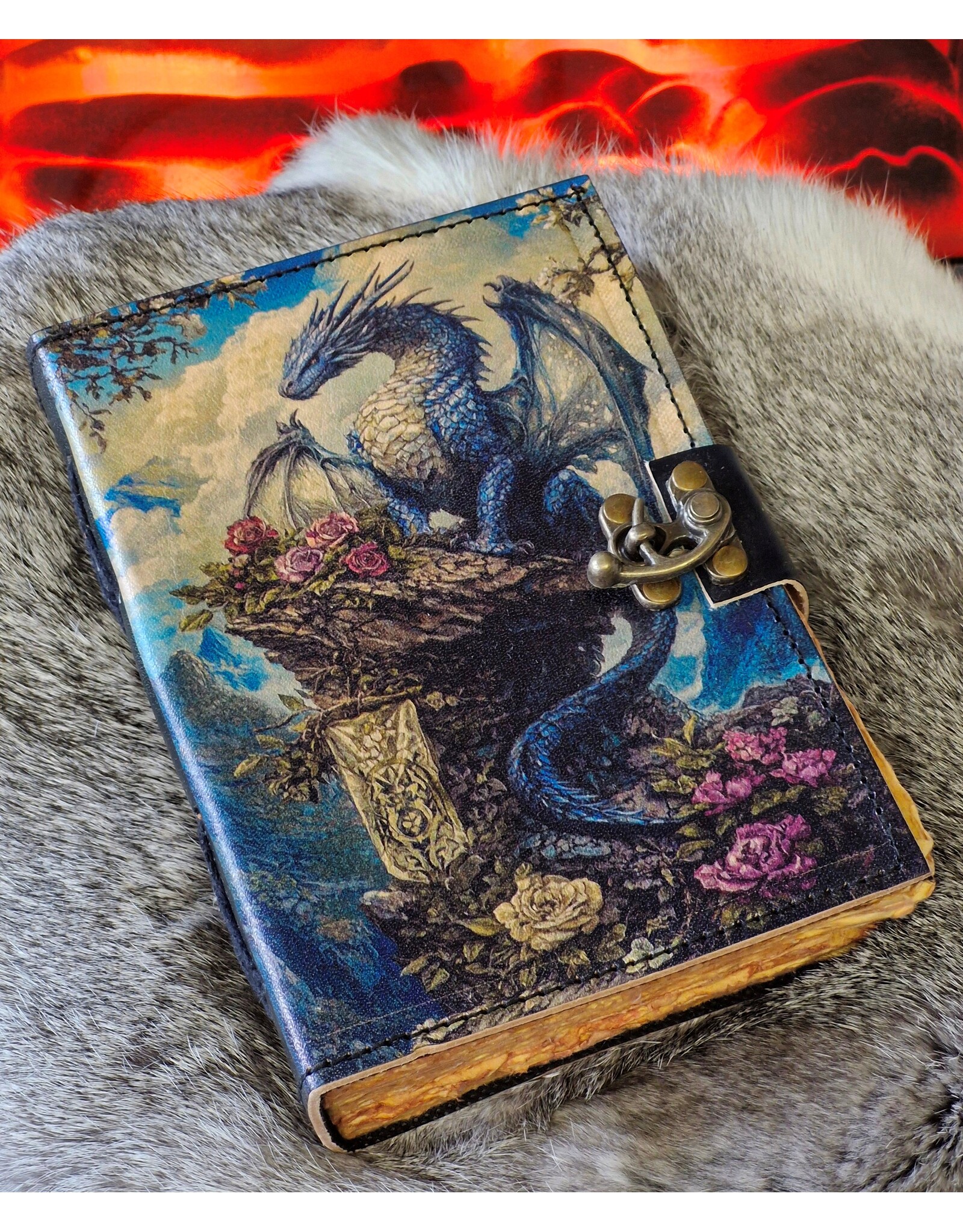 BB Miscellaneous - Sacred Dragon Leather Journal 18x13cm