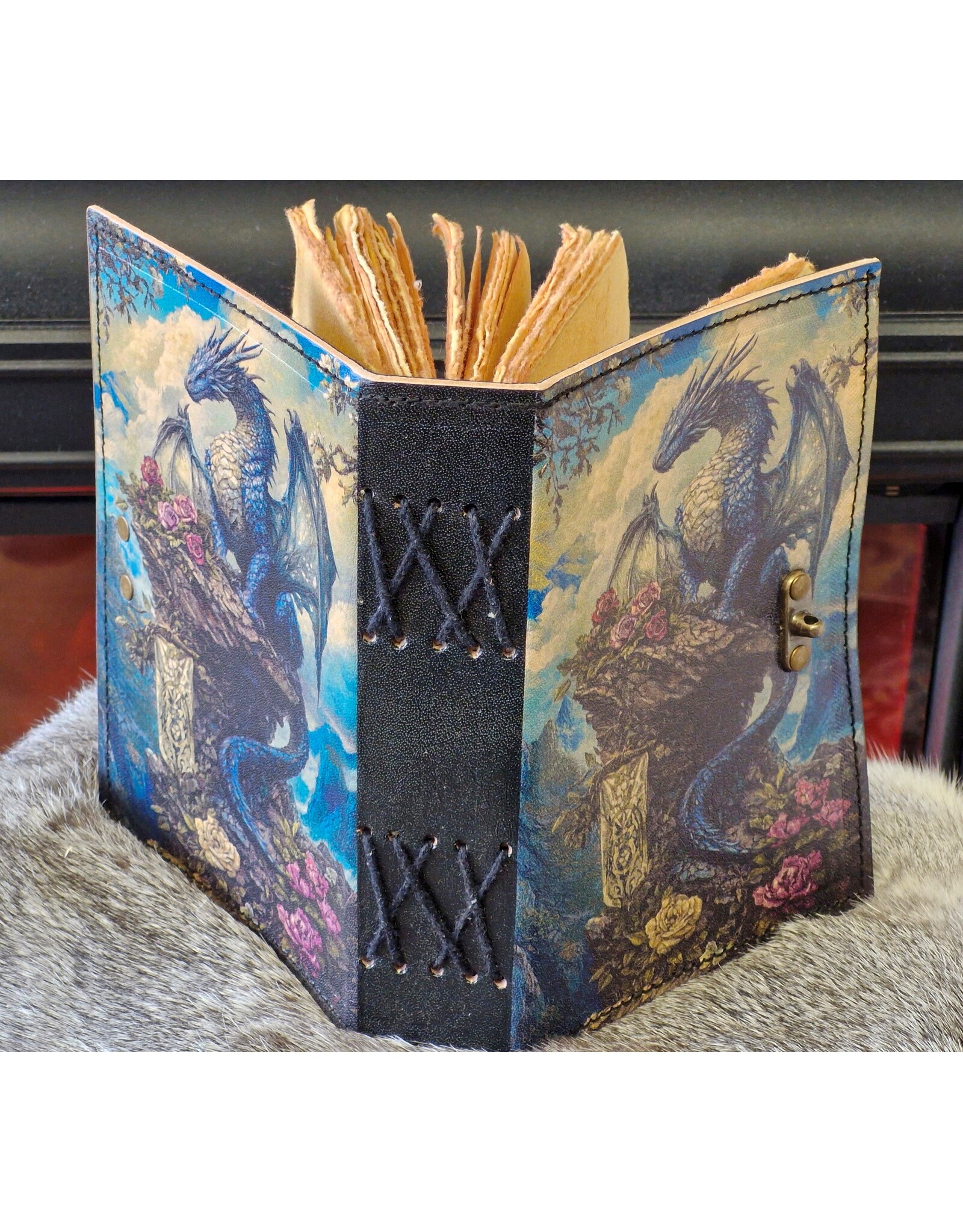 BB Miscellaneous - Sacred Dragon Leather Journal 18x13cm