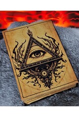 BB Miscellaneous - The Eye of Providence Leren Dagboek  18x13cm