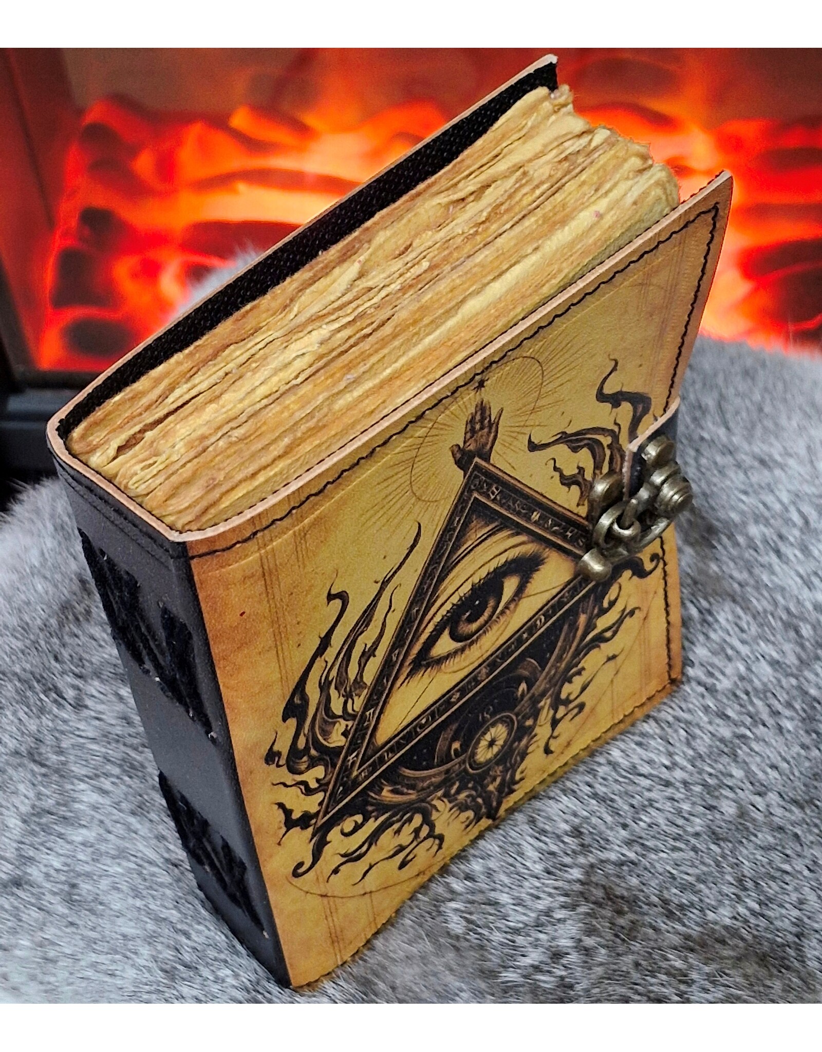 BB Miscellaneous -  The Eye of Providence Leather Journal  18x13cm