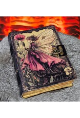 BB Miscellaneous - Leather Diary Fairy with Poppy 18 x 13cm