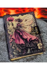 BB Miscellaneous - Leather Diary Fairy with Poppy 18 x 13cm