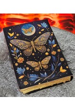 BB Miscellaneous -  Leren Dagboek Nachtvlinders en Maan 18x13cm