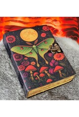 BB Miscellaneous - Leren Dagboek Nachtvlinder, Paddenstoelen en Maan