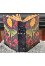 BB Miscellaneous - Leren Dagboek Nachtvlinder, Paddenstoelen en Maan