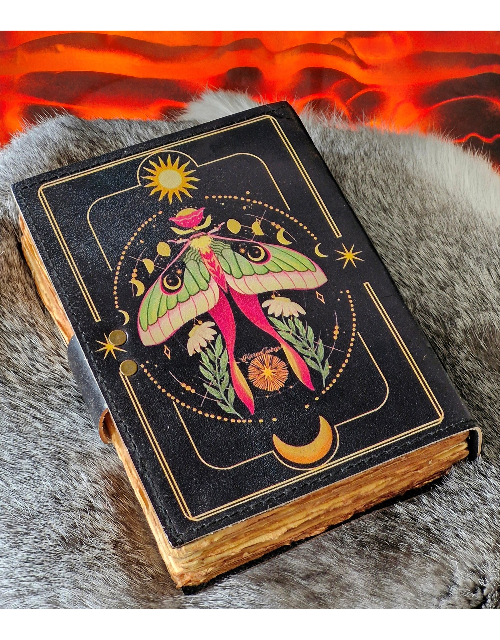 BB Miscellaneous - Leren Dagboek Metamorphosis Nachtvlinder