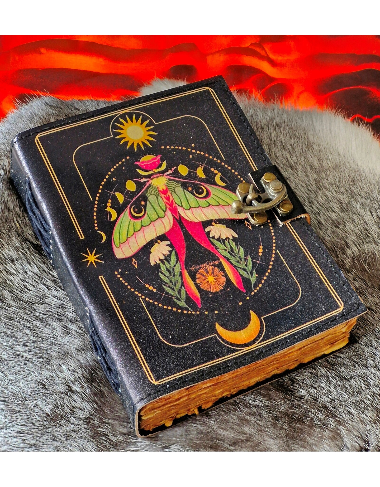 BB Miscellaneous - Leren Dagboek Metamorphosis Nachtvlinder