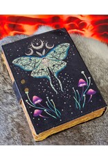 BB Miscellaneous - Leather Journal Cosmic Moth 18x13cm