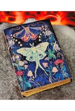 BB Miscellaneous -  Leather Journal Moth Night Fantasy 18x13cm