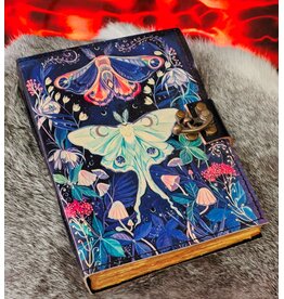 BB Leren Dagboek Moth Night Fantasy 18x13cm