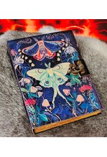 BB Miscellaneous - Leren Dagboek Moth Night Fantasy 18x13cm