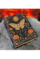 BB Miscellaneous -   Leather Journal Moth Summer Fantasy 18x13cm