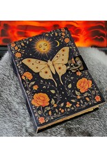 BB Miscellaneous - Leren Dagboek Moth Summer Fantasy 18x13cm