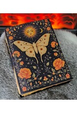 BB Miscellaneous - Leren Dagboek Moth Summer Fantasy 18x13cm
