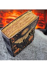 BB Miscellaneous - Leren Dagboek Moth Summer Fantasy 18x13cm