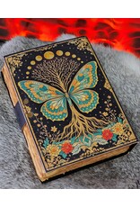 BB Miscellaneous - Leather Journal Butterfly Tree of Life 18x13cm