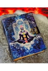 AWG Miscellaneous - Leather Journal Meditatieon Seven Chakras 18x13cm