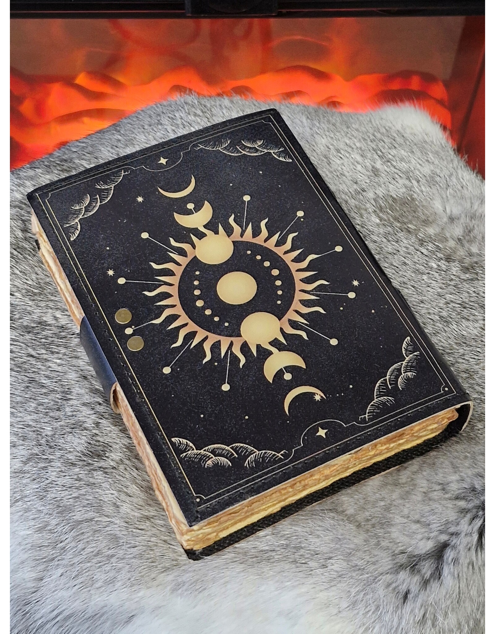 BB Miscellaneous - Leather Journal Four Phases of the Sun 18x13cm