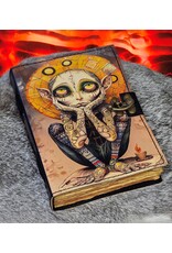 BB Miscellaneous - Leren Notitieboek A Little Cute Creepture 18x13cm