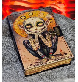 BB Leren Notitieboek A Little Cute Creepture 18x13cm