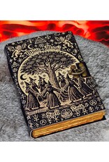 BB Miscellaneous - Leather Journal Grimoire White Magic 18x13cm