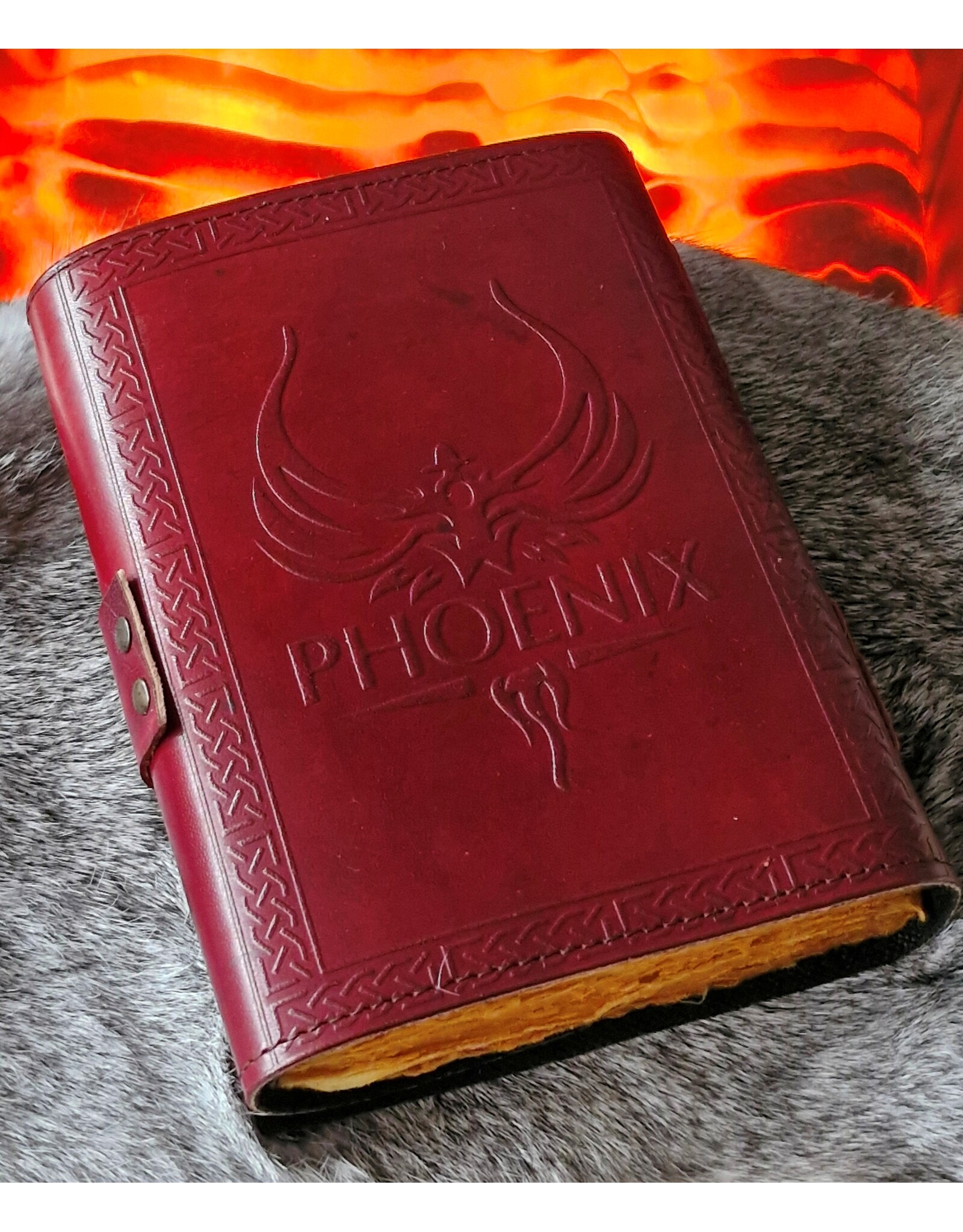 RK Handicrafts Miscellaneous - Harry Potter Leather Journal Golden Snitch 18x13cm