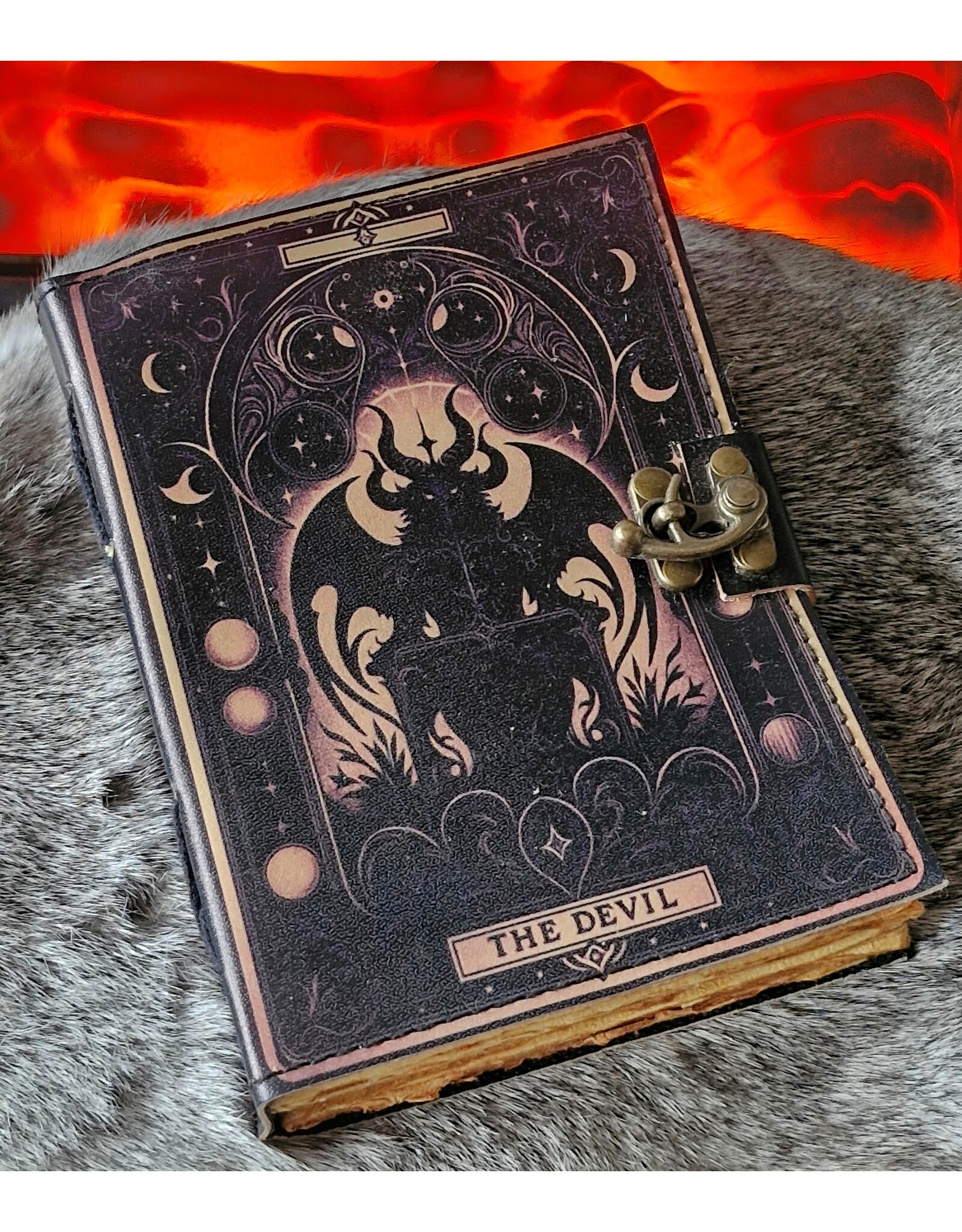 BB Miscellaneous - Grimoire Leren Notitieboek The Devil 18x13cm