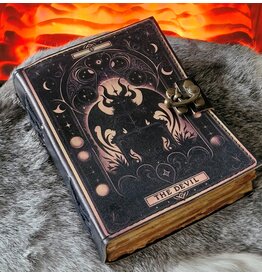 BB Grimoire Leather Journal The Devil 18x13cm