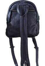 Hunters Leren rugzakken  Leren shoppers - Hunters Leren Rugzak Gewassen Leer zwart