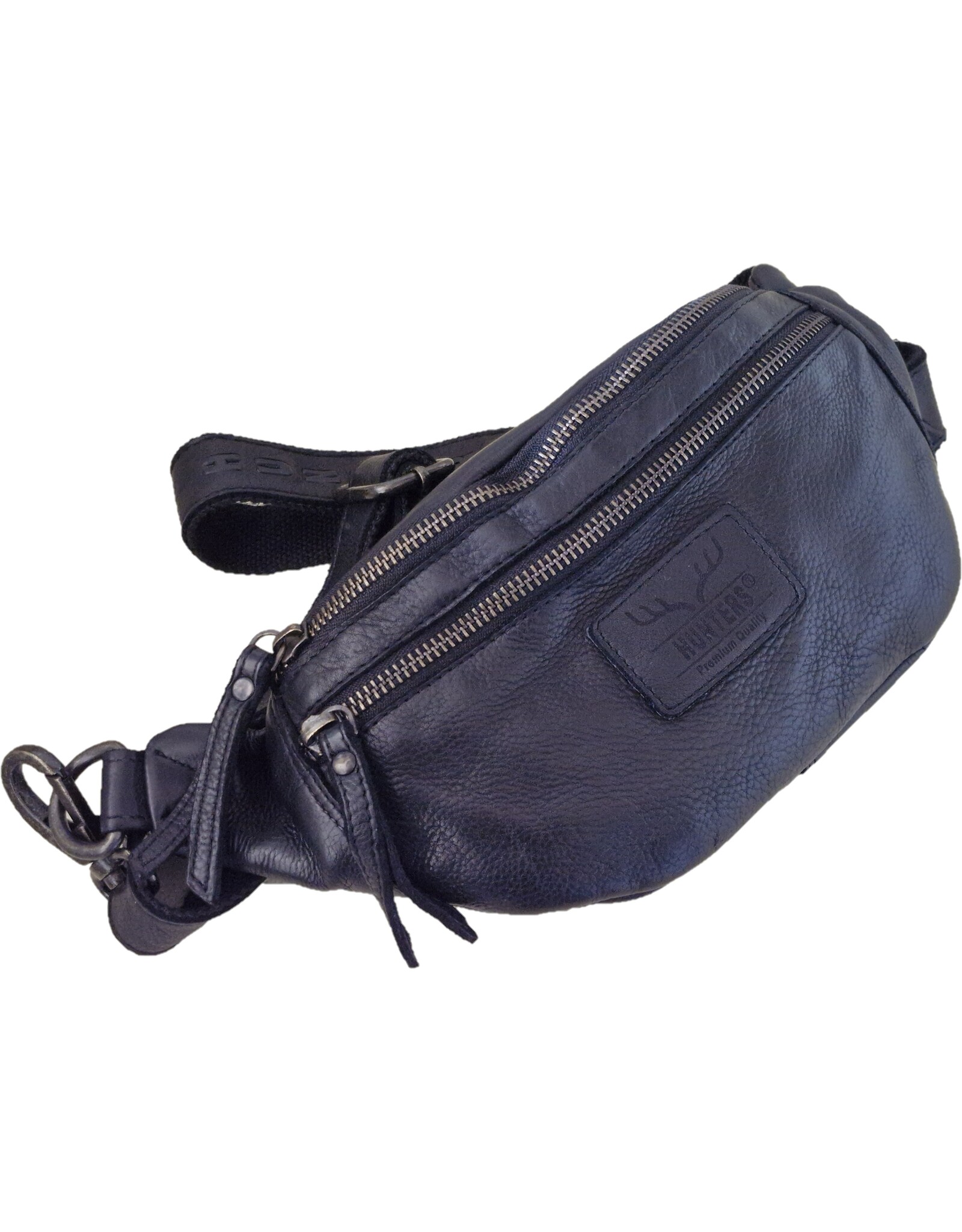 Hunters Leather Festival bags, waist bags and belt bags - Hunters Leather Waist Bag Fanny Pack Black