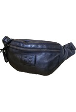 Hunters Leather Festival bags, waist bags and belt bags - Hunters Leather Waist Bag Fanny Pack Black