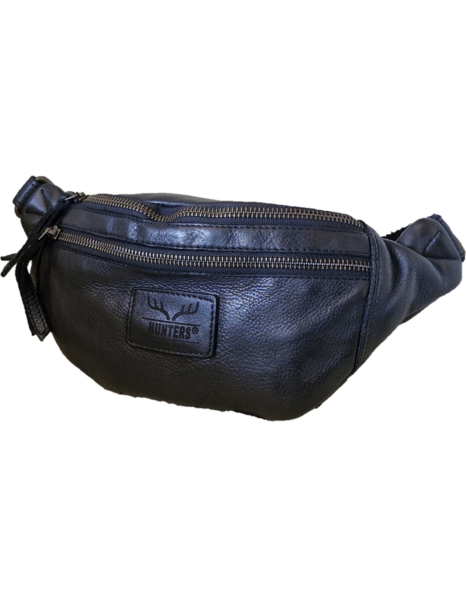 Hunters Leather Festival bags, waist bags and belt bags - Hunters Leather Waist Bag Fanny Pack Black