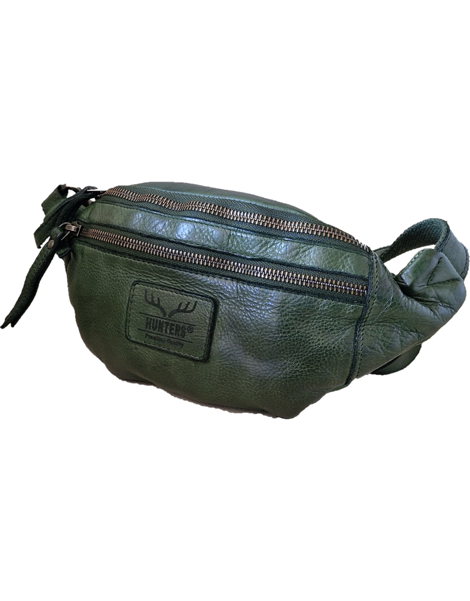 Hunters Leather Festival bags, waist bags and belt bags - Hunters Leather Waist Bag Fanny Pack Green
