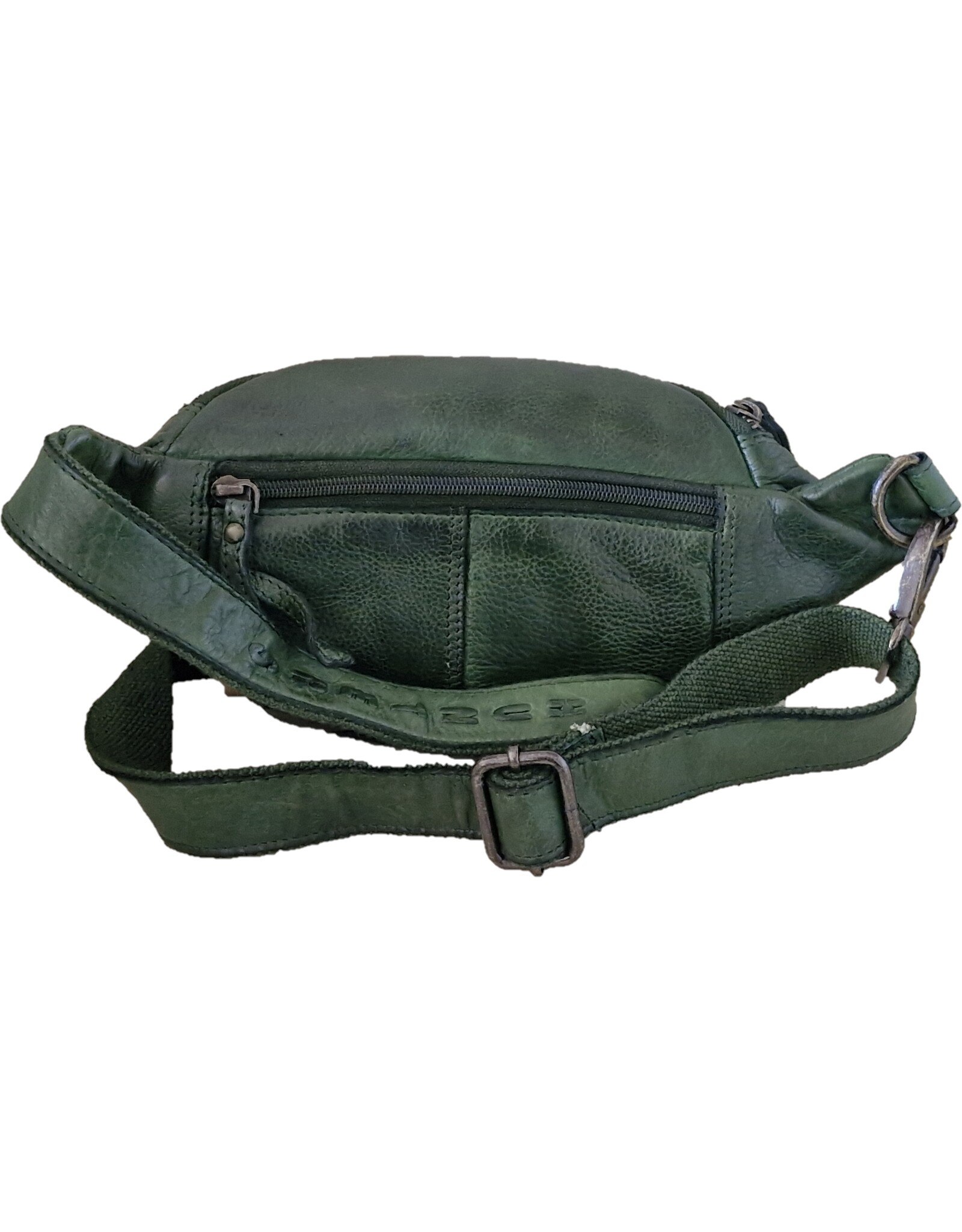 Hunters Leren Festivaltasjes, heuptassen en riemtassen - Hunters Leren Heuptas Fanny pack groen