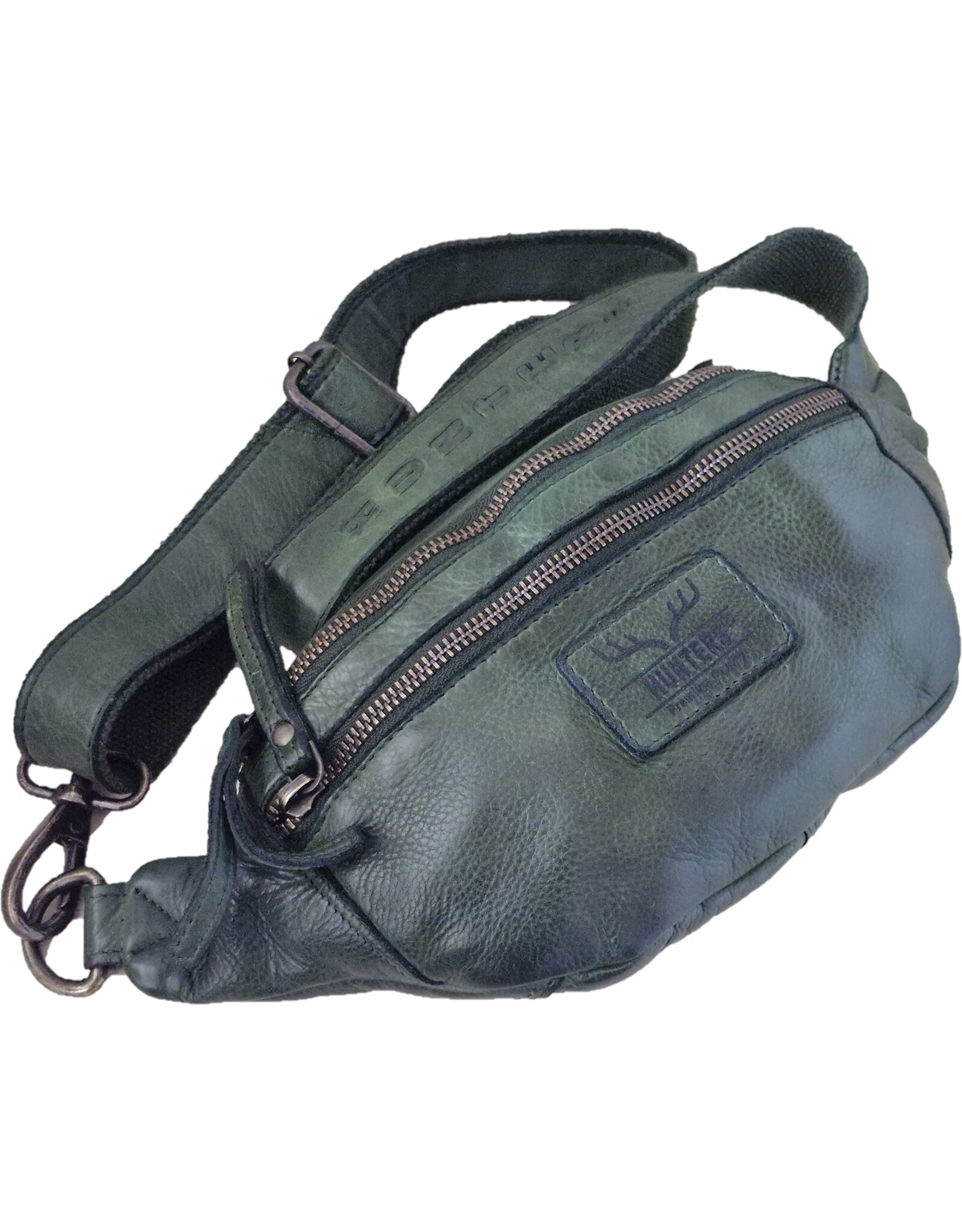 Hunters Leather Festival bags, waist bags and belt bags - Hunters Leather Waist Bag Fanny Pack Green