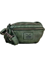 Hunters Leather Festival bags, waist bags and belt bags - Hunters Leather Waist Bag Fanny Pack Green