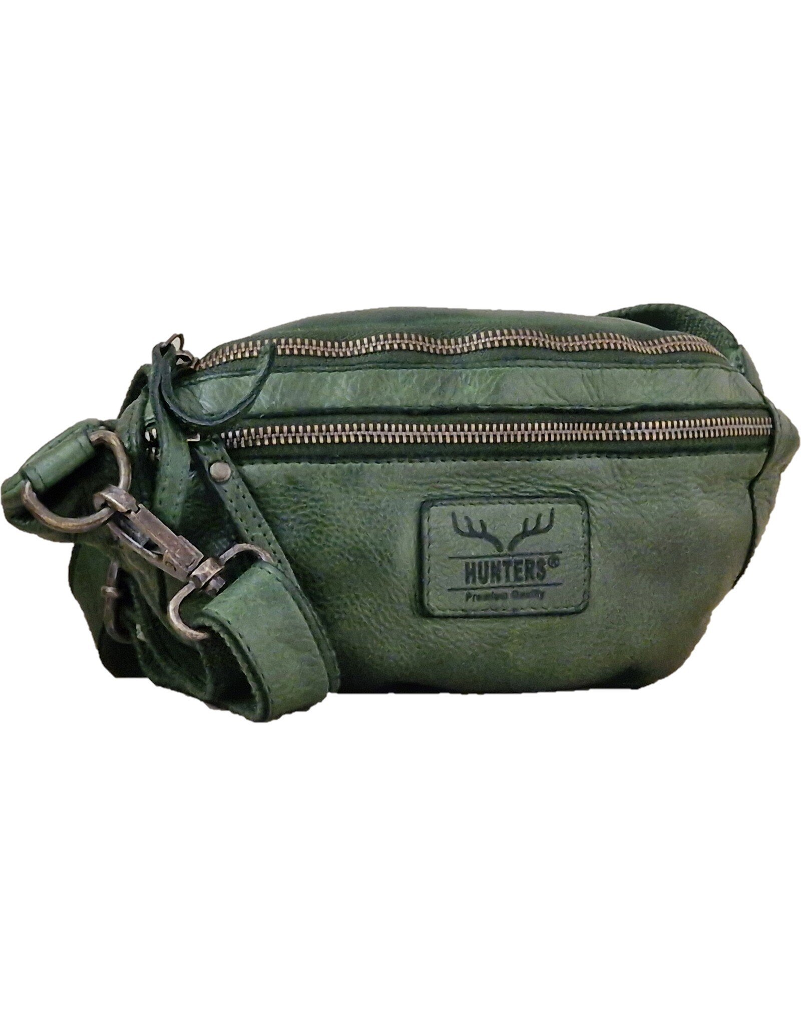 Hunters Leather Festival bags, waist bags and belt bags - Hunters Leather Waist Bag Fanny Pack Green