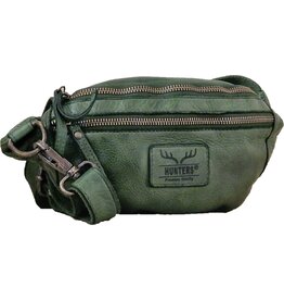 Hunters Hunters Leather Waist Bag Fanny Pack Green