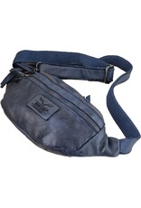 Hunters Leather Festival bags, waist bags and belt bags - Hunters Leather Waist Bag Fanny Pack Blue