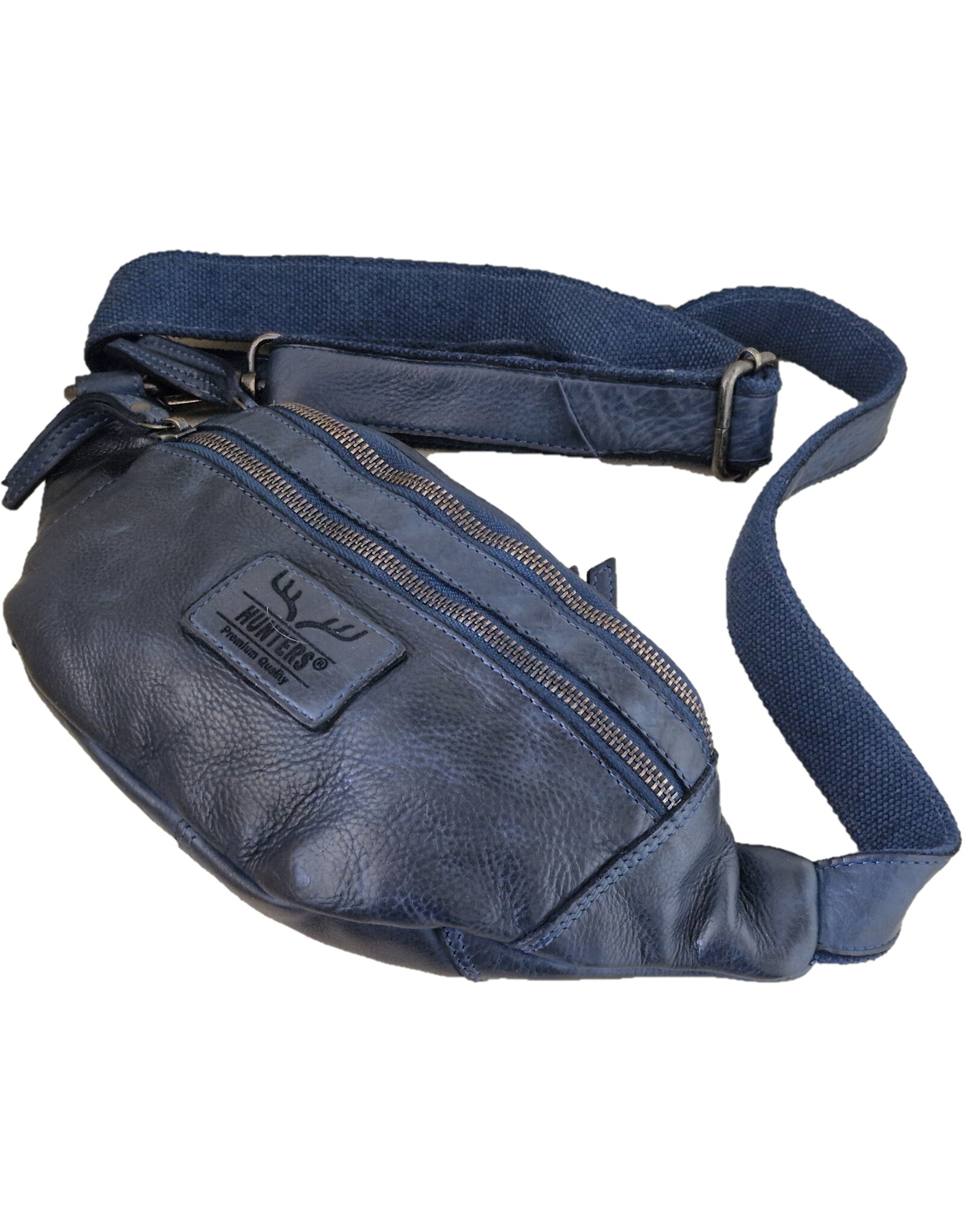 Hunters Leather Festival bags, waist bags and belt bags - Hunters Leather Waist Bag Fanny Pack Blue