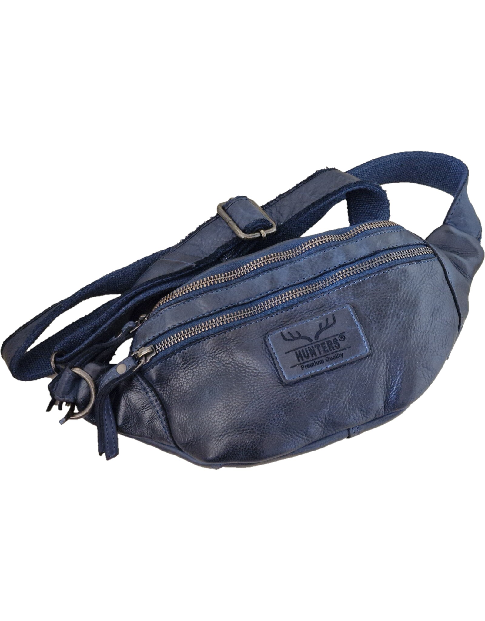 Hunters Leather Festival bags, waist bags and belt bags - Hunters Leather Waist Bag Fanny Pack Blue