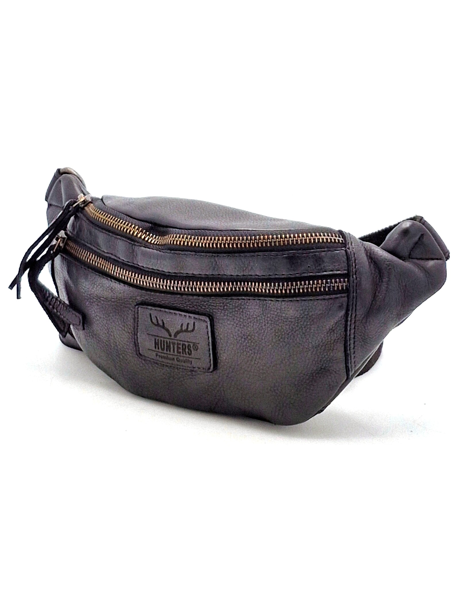 Hunters Leather Festival bags, waist bags and belt bags - Hunters Leather Waist Bag Fanny Pack Black