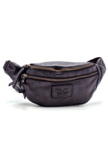 Hunters Leren Festivaltasjes, heuptassen en riemtassen - Hunters Leren Heuptas Fanny pack zwart