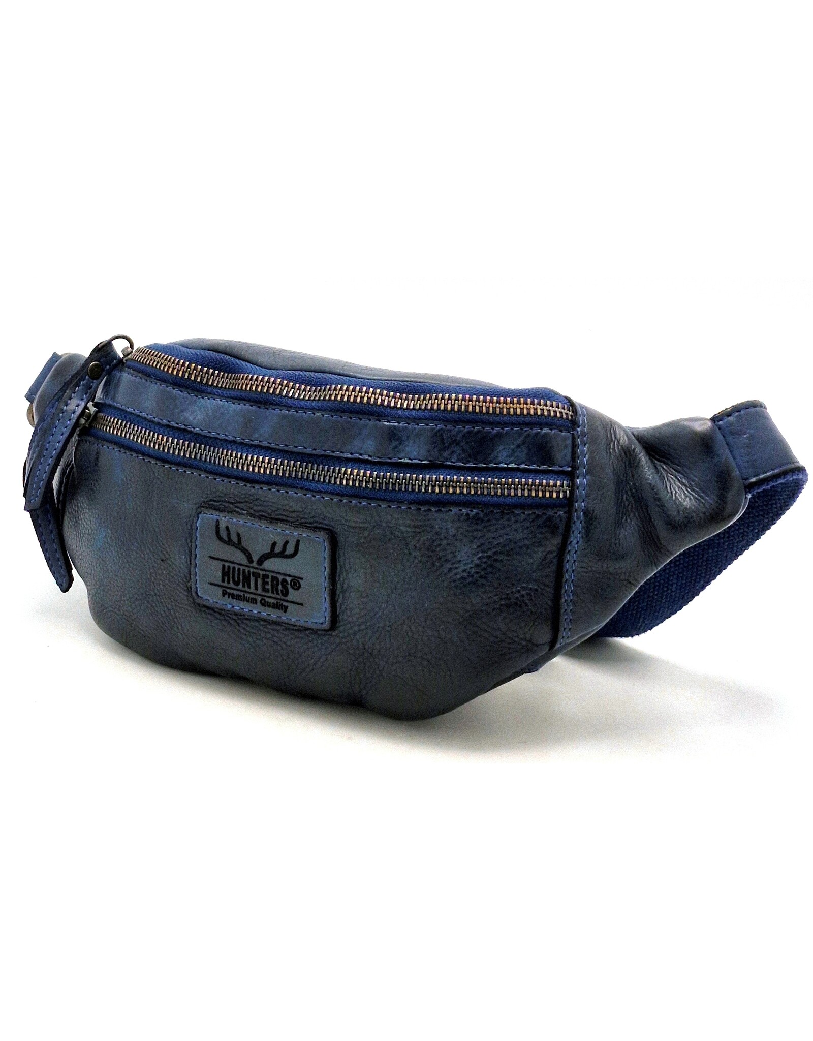 Hunters Leather Festival bags, waist bags and belt bags - Hunters Leather Waist Bag Fanny Pack Blue