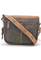 Hunters Leren tassen - Hunters Messengertas 'Vintage Schooltas'