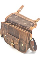 Hunters Leather bags - Hunters Messenger Bag 'Vintage School Bag'