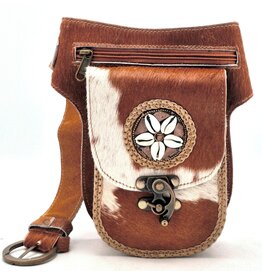 Trukado Koeienhuid heuptas met Vintage Haakje