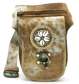 Trukado Heuptas Koeienhuid met Vintage Haakje Ibiza