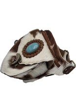 Trukado Leather Festival bags, waist bags and belt bags -   Cowhide waist bag with hook - Cowhide Festival Bag